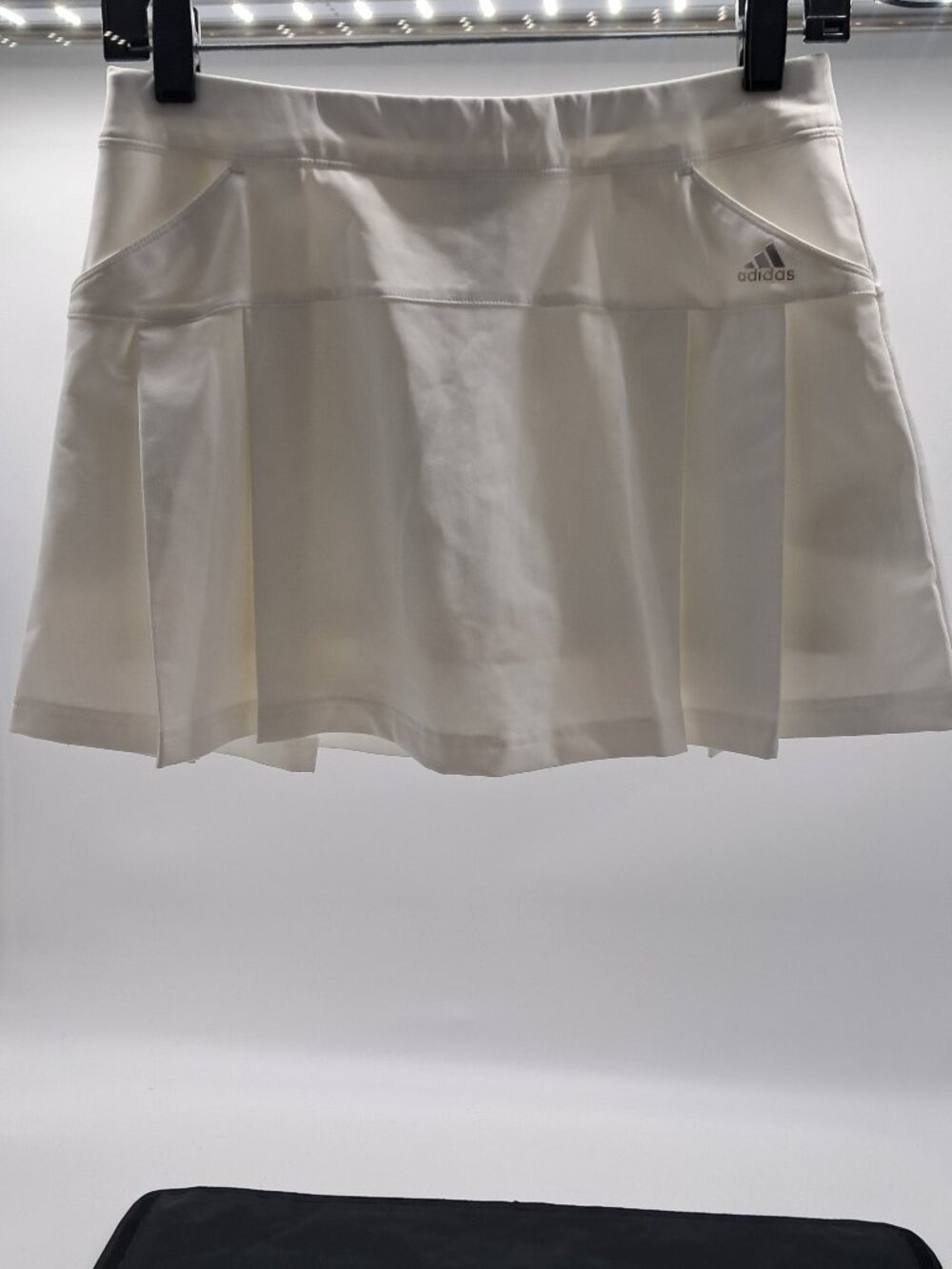 NWT's Adidas Golf White Pleated Skort Tennis Pickleball Medium